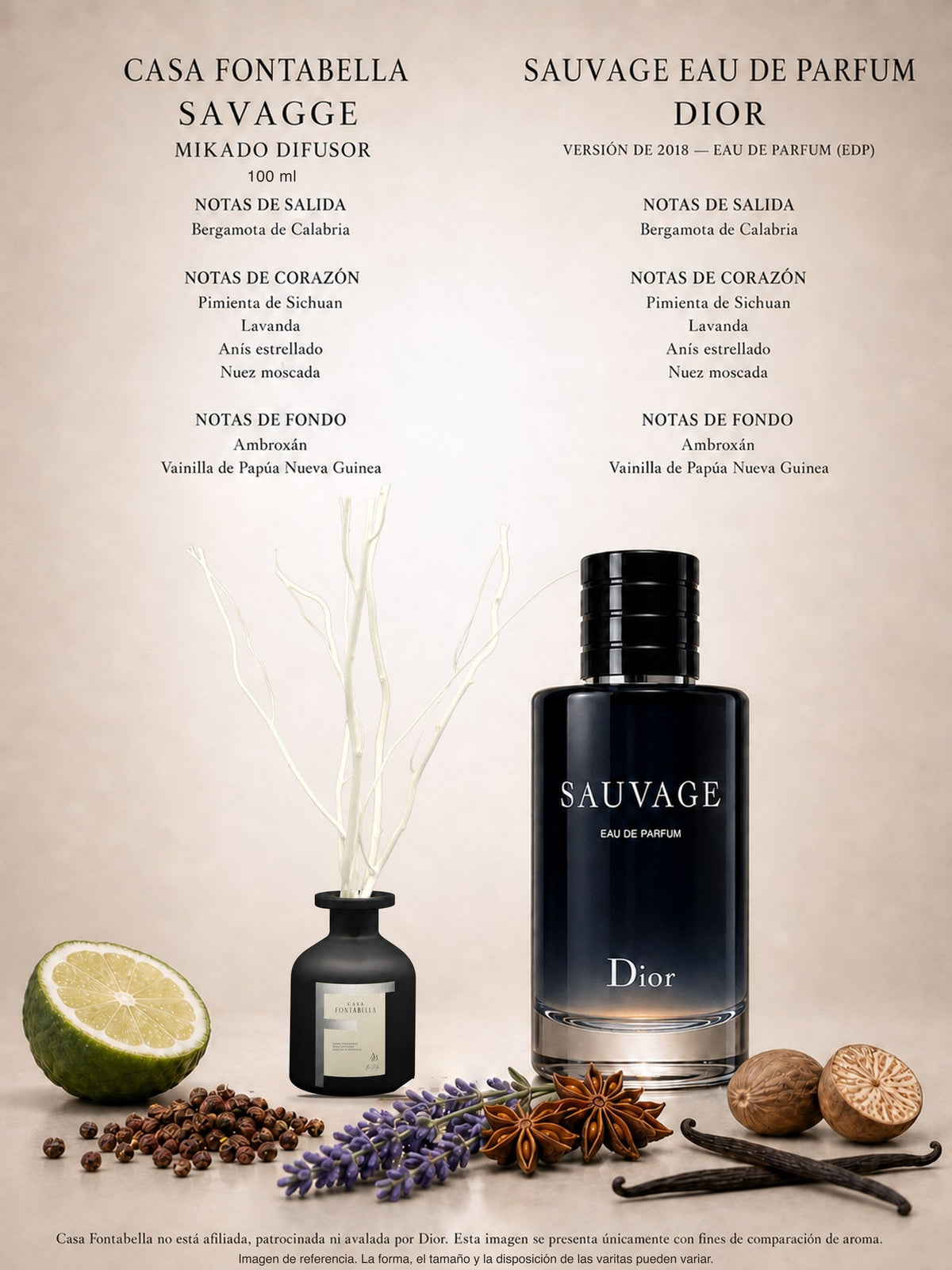 Mikado Savagge de 100 ml en envase negro — Casa Fontabella