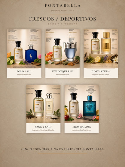 Viales de 5 ml del Discovery Kit — Frescos / Deportivos de Fontabella