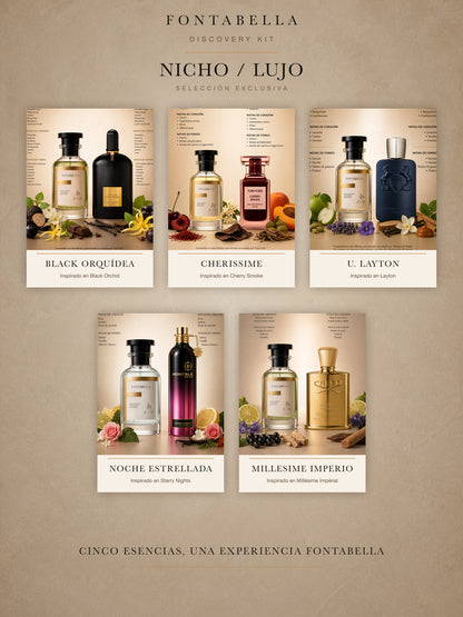 Viales de 5 ml del Discovery Kit — Nicho / Lujo de Fontabella
