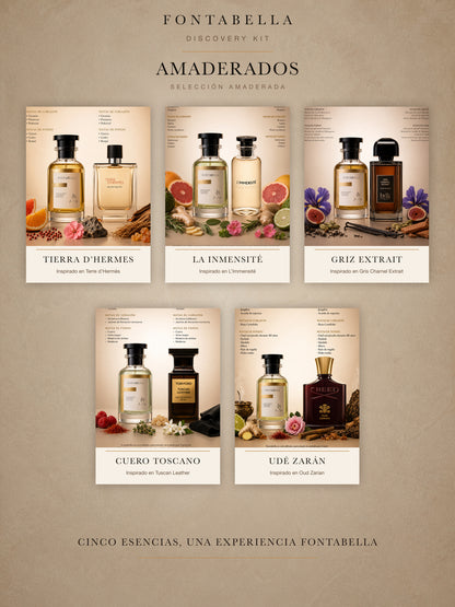 Viales de 5 ml del Discovery Kit — Amaderados de Fontabella