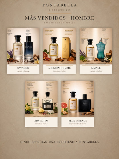 Viales de 5 ml del Discovery Kit — Más Vendidos — Hombre de Fontabella