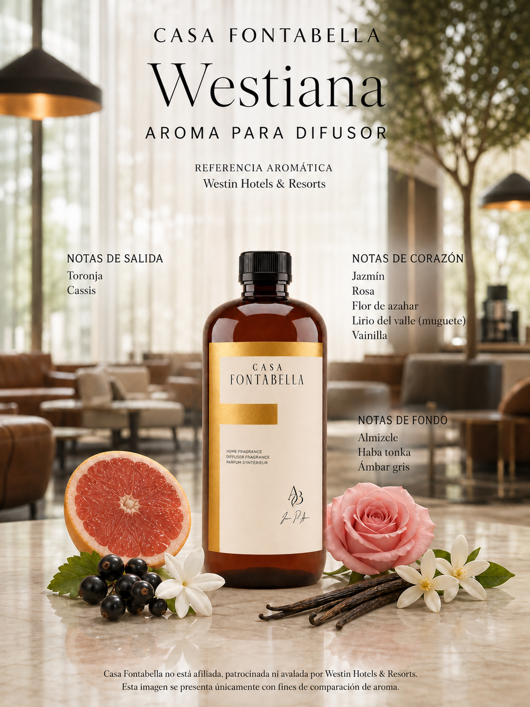 Aceite para difusor Westiana de Casa Fontabella