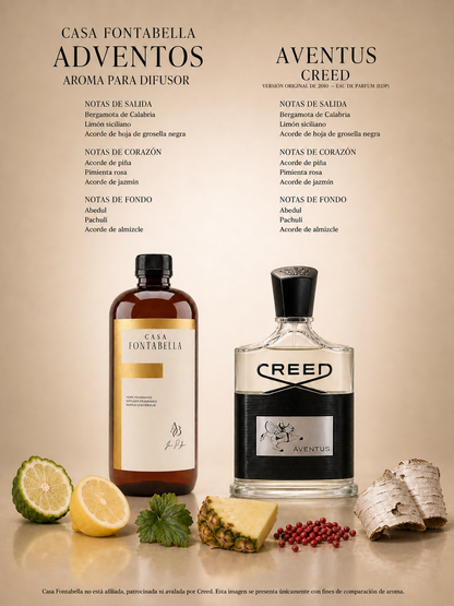 Aceite para difusor Adventos de Casa Fontabella
