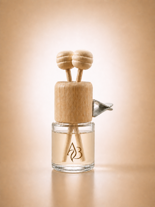 Aromatizante para auto Marriotté de Casa Fontabella, difusor de 8 ml con varitas de sauce para el coche