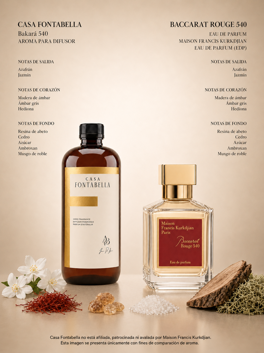Aceite para difusor Bakará 540 de Casa Fontabella