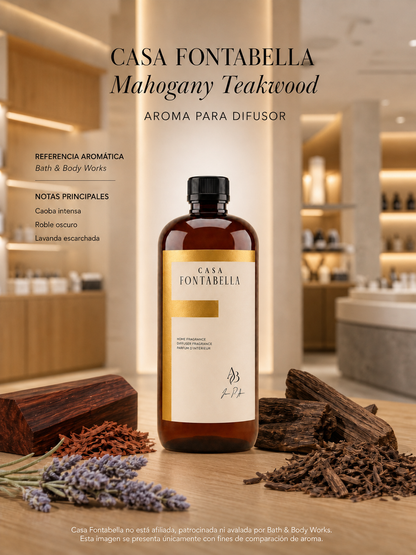 Aceite para difusor Mahogany Teakwood de Casa Fontabella