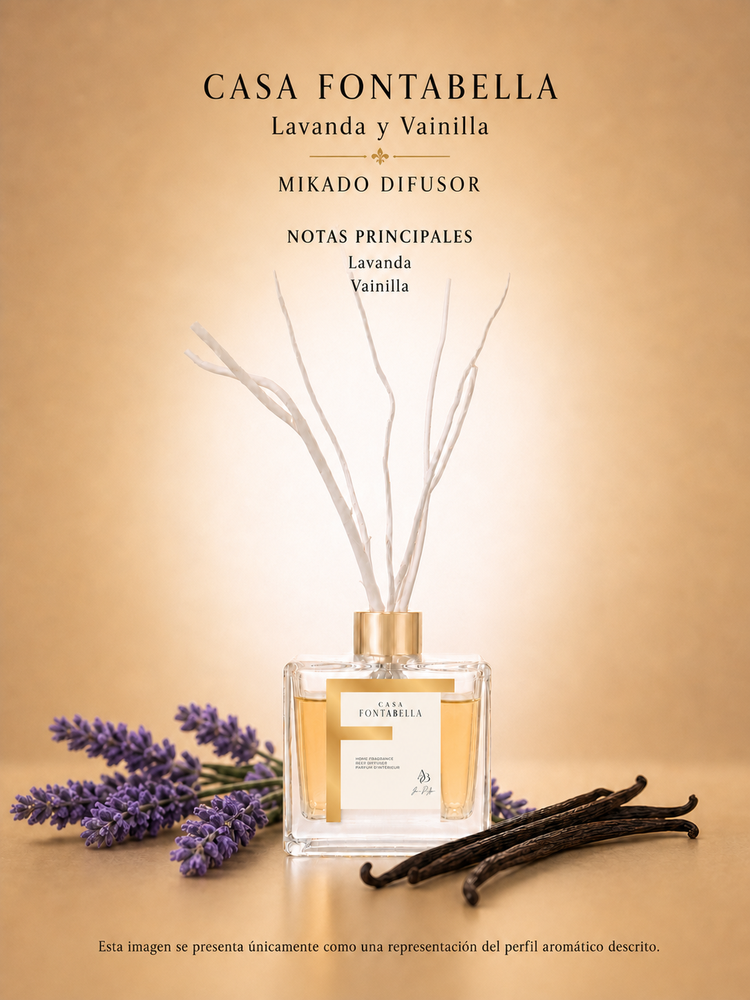 Mikado Lavanda y Vainilla de Casa Fontabella