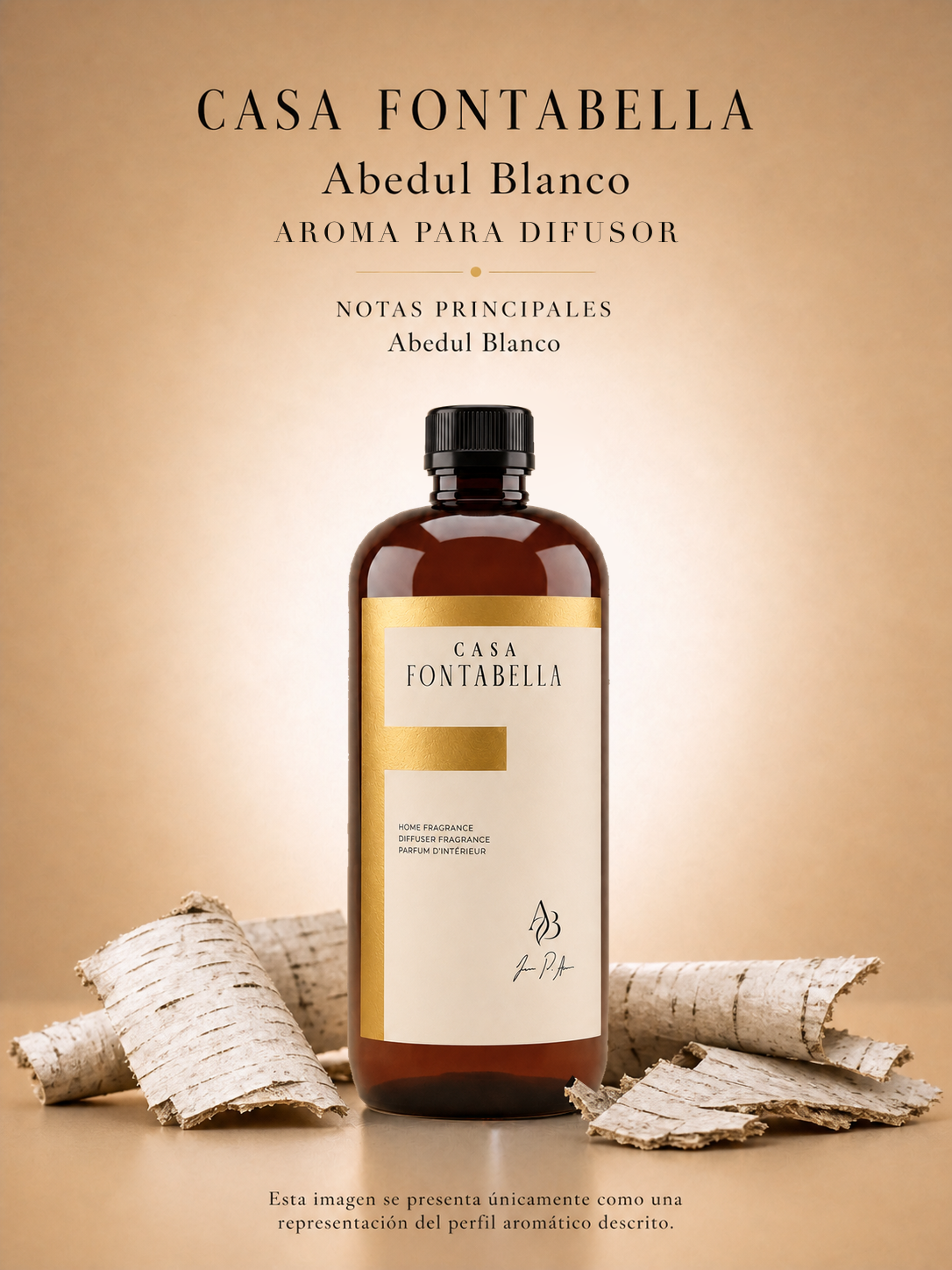 Aceite para difusor Abedul Blanco de Casa Fontabella
