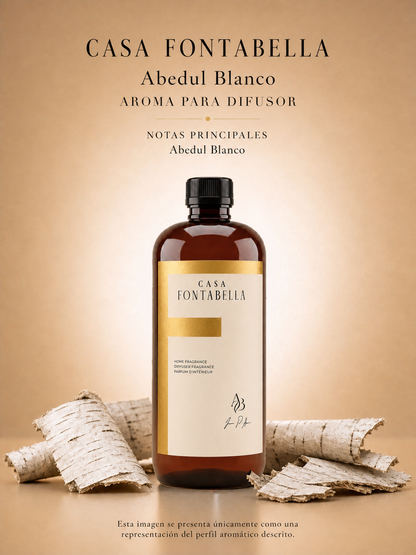 Aceite para difusor Abedul Blanco de Casa Fontabella