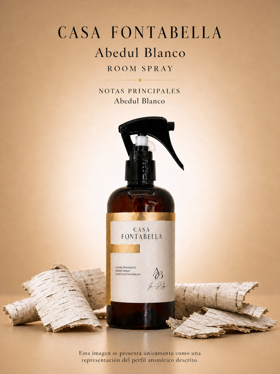 Spray de ambiente Abedul Blanco de Casa Fontabella