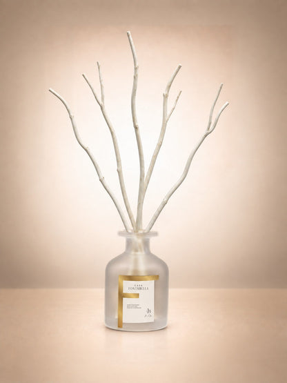 Mikado Líbre · frasco de 100 ml, envase esmerilado dorado
