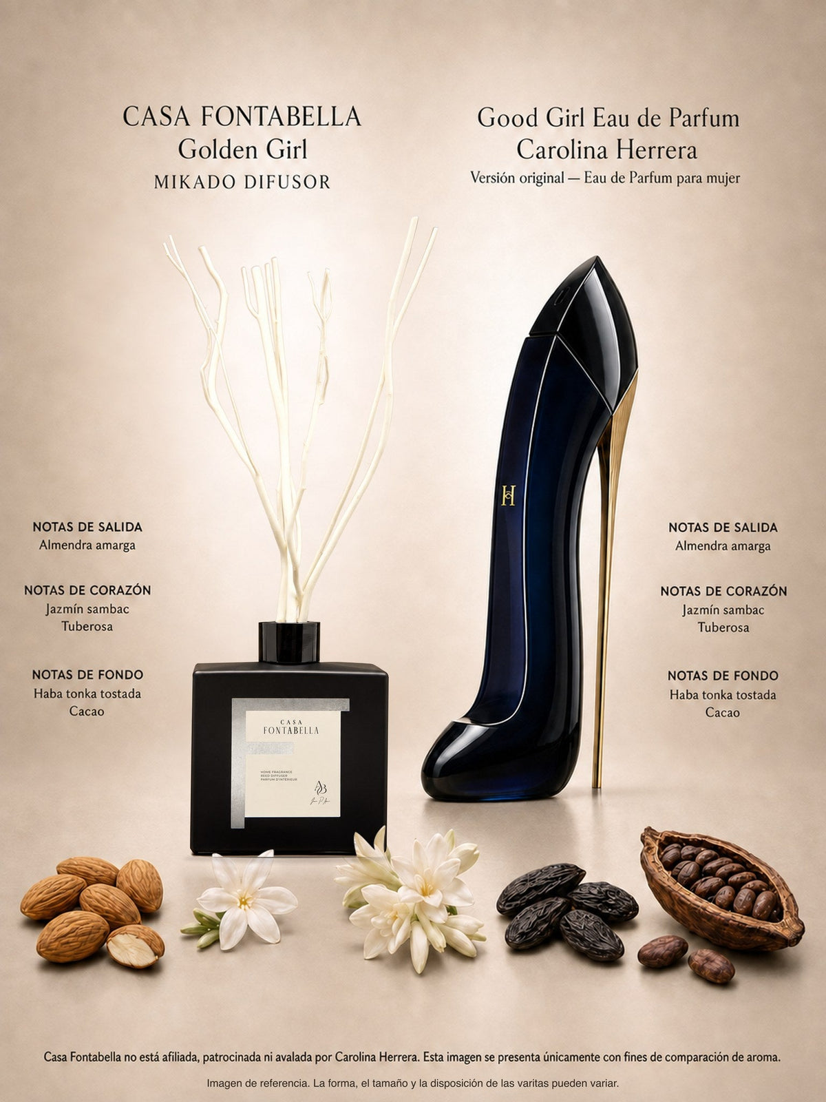 Mikado Golden Girl de 180 ml en envase negro — Casa Fontabella