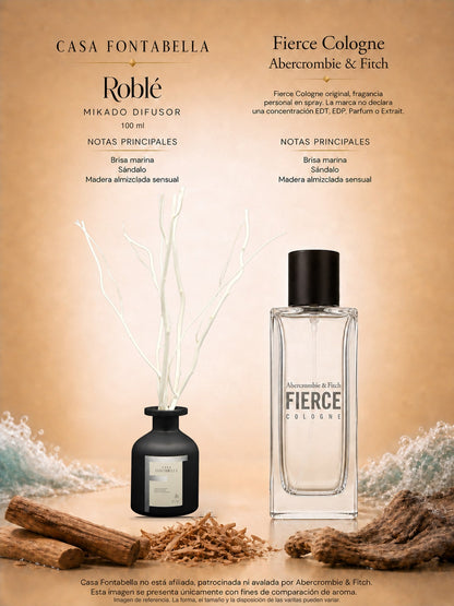 Mikado Roblé de 100 ml en envase negro — Casa Fontabella