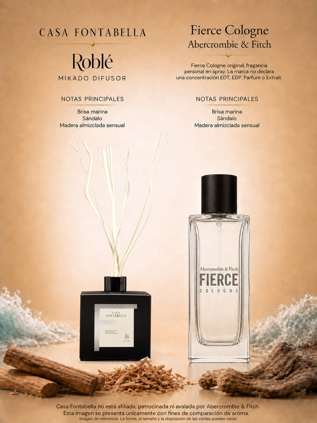 Mikado Roblé de 180 ml en envase negro — Casa Fontabella