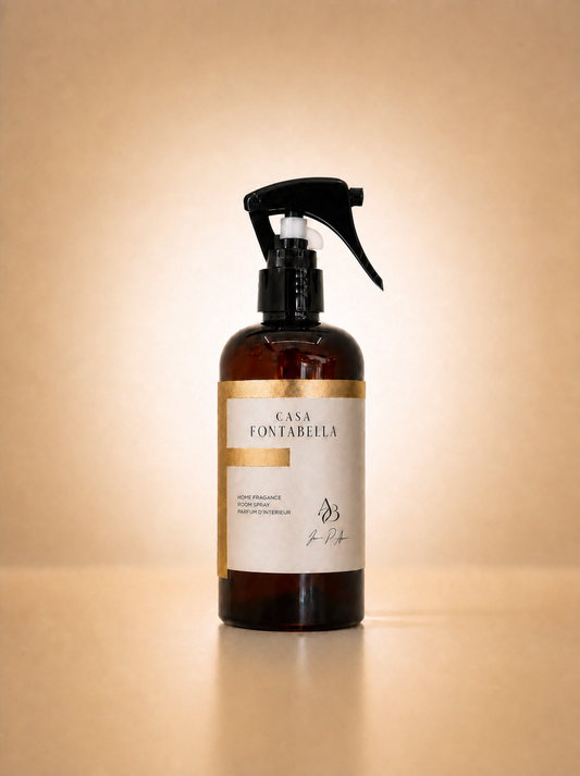 Spray de ambiente de Casa Fontabella, atomizador ámbar de 125 y 250 ml